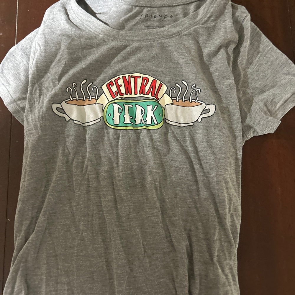 FRIENDS Gray and Red Central Perk Tee